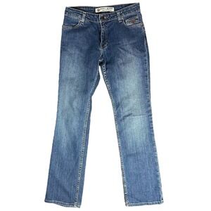 Harley Davidson Blue Jeans‎ Women's Size 6 Long Boot Cut 28X32 Biker Motorcycle